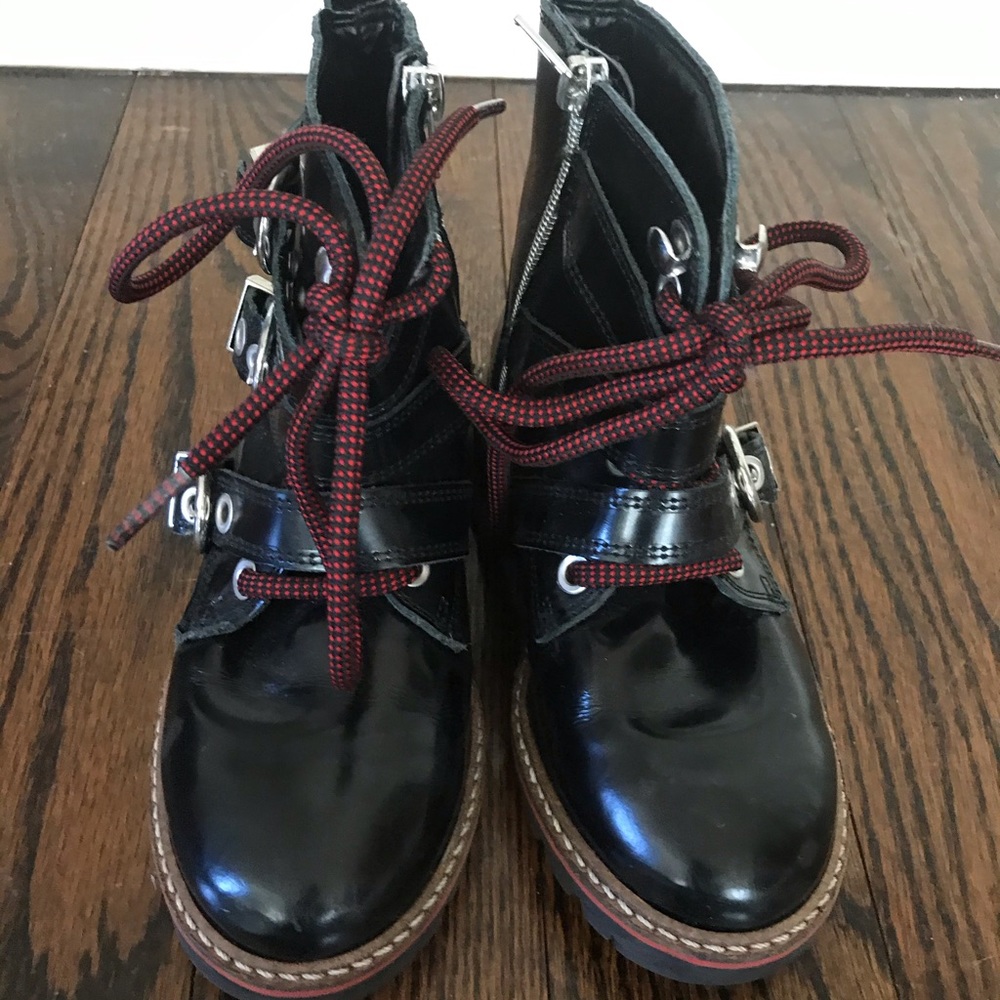 Zara girls combat boots